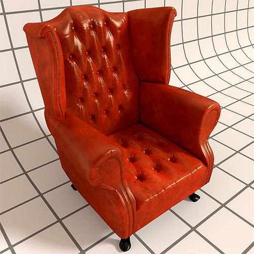 Vintage Wingback Chair