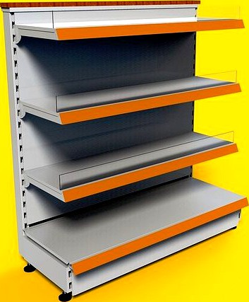 Shelving system WINDOW UNIT 1050 mm 3xshelfs