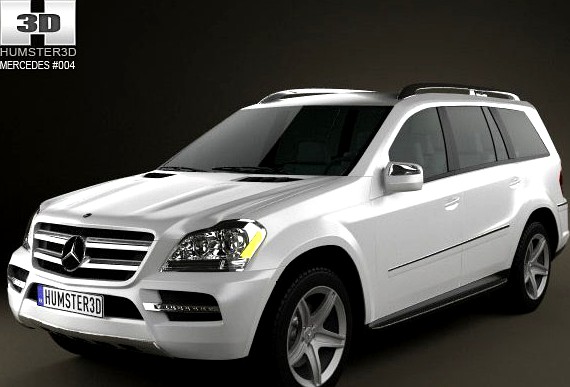 Mercedes Benz GL 2010 3D Model