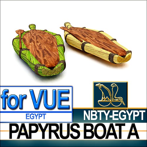 Ancient Egyptian Papyrus Boat A