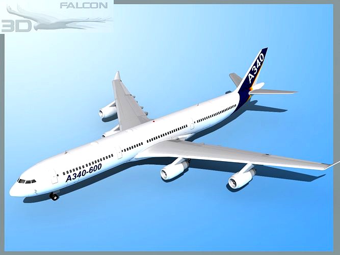 Falcon3D A340-600 Airbus