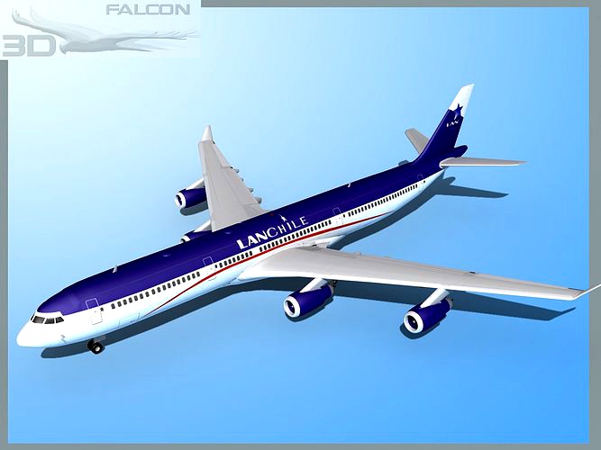 Falcon3D A340-600 Lan Chile