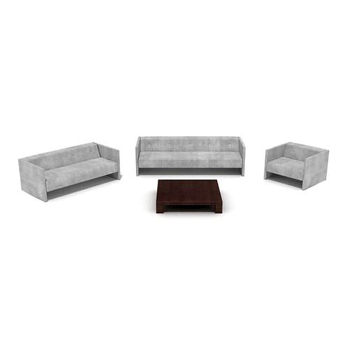 Living Room Furniture Set Table Couch Armchair