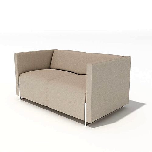 Modern Microfiber Sofa