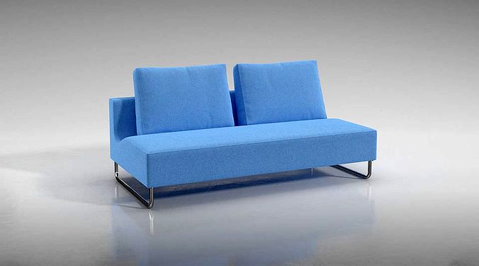 Blue Futuristic Sofa