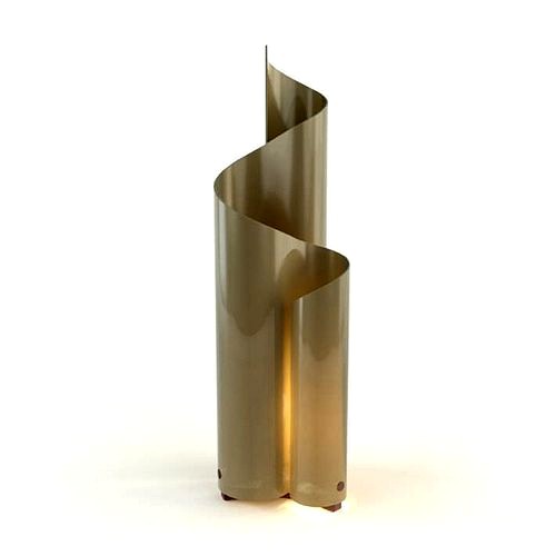 Contoured Wavy Modern Lamp