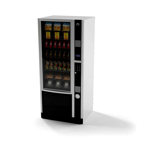 Black Vending Machine