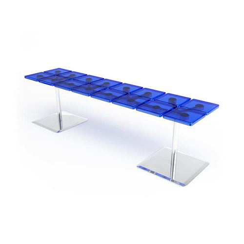 Blue Modern Table