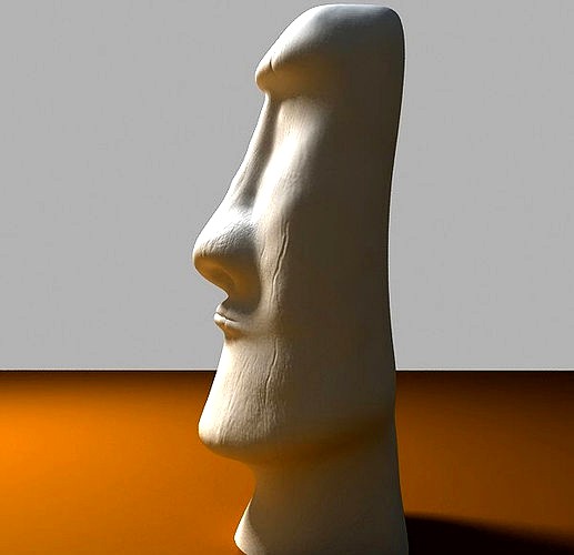 Moai Statue 3d Model