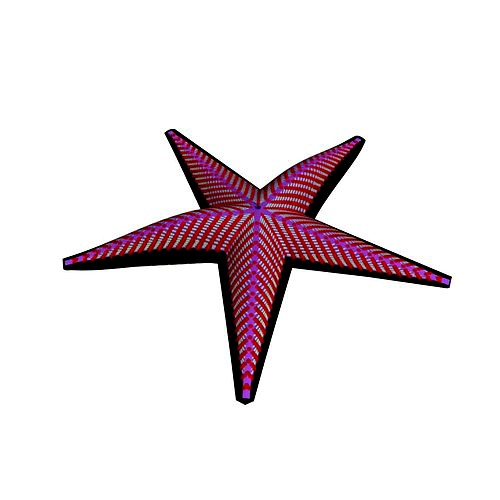 Pink-colored Starfish