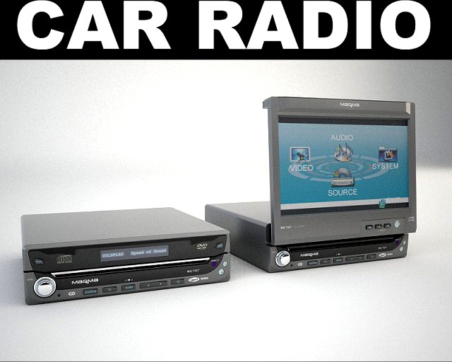 Car Radio 1 3D Model