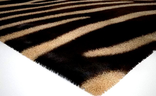 Rug Zebra 3D Model