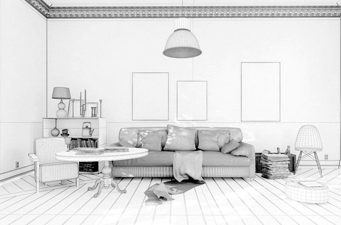 Scandinavian Style Living Room