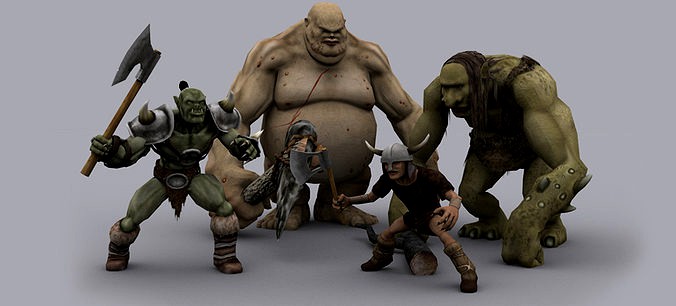 MUST HAVE FANTASY VILLAINS GAME READY ANIMATED MODELS