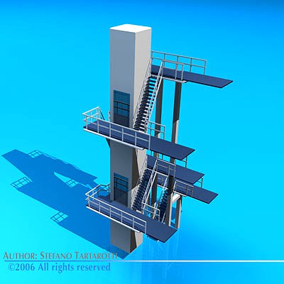 Diving tower