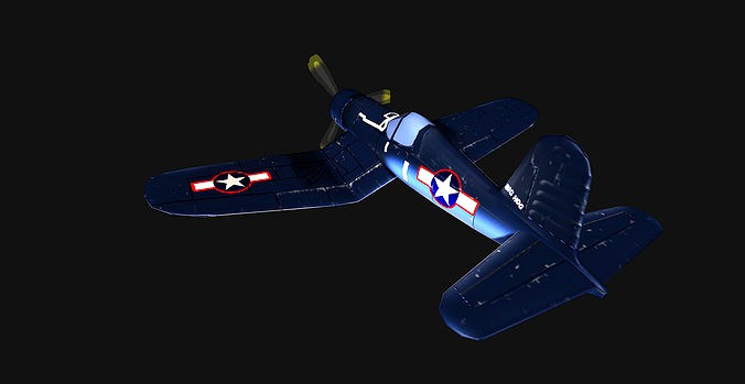 Low-poly F4U