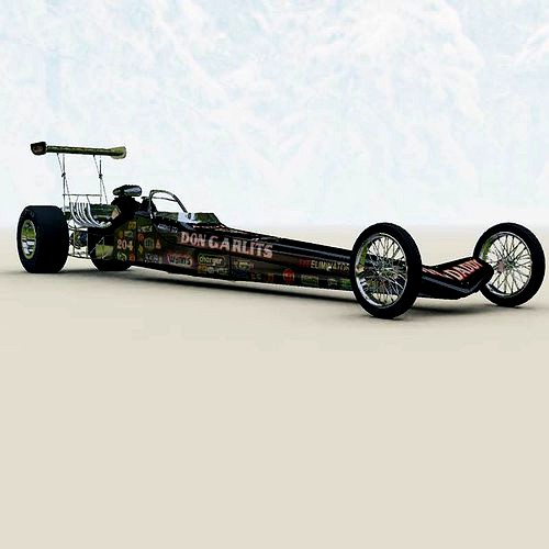 Rear Engine Dragster Studio Max