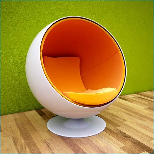 Egg chair 1 3D Model