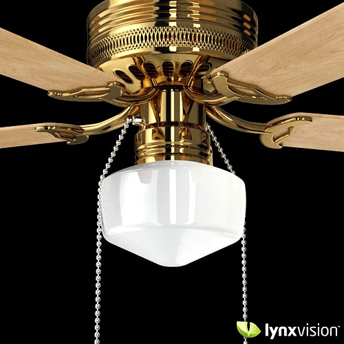 Brass Decorative Ceiling Fan