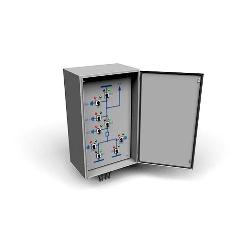 Disconnect switches remote control cabinet