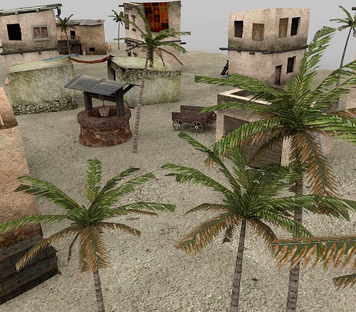 Desert Outpost Poser obj