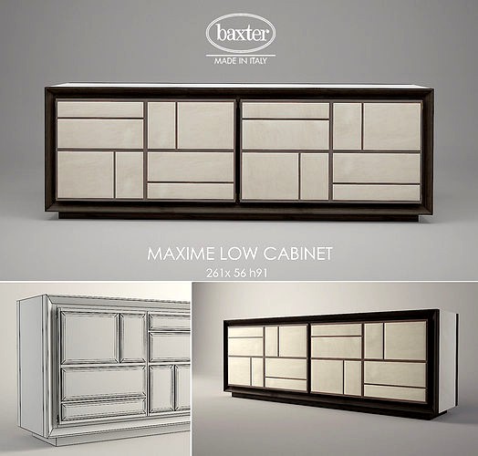 Baxter Maxime Low Cabinet