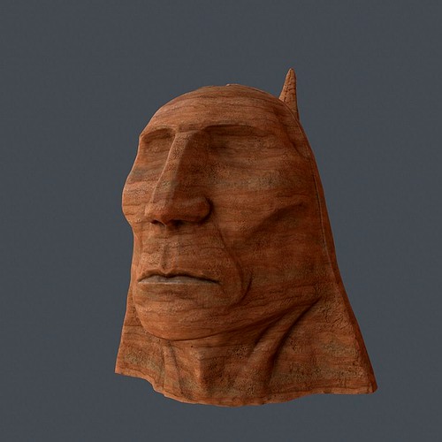 Chieftain stone head