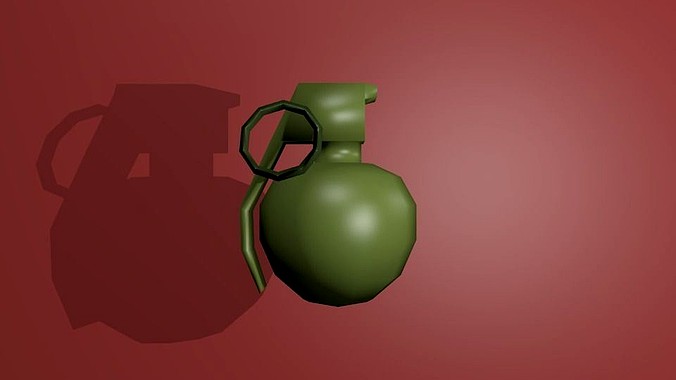 M67 Grenade - Low-poly