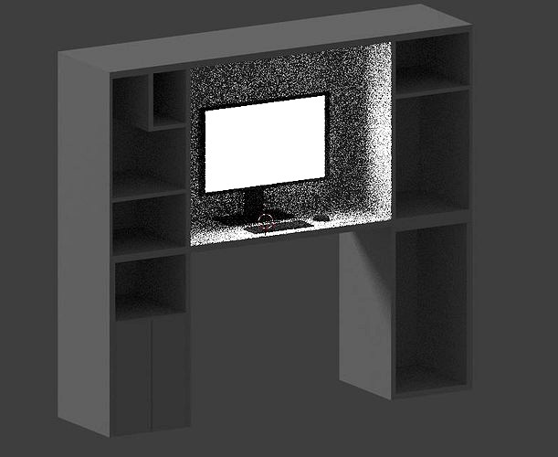 Computer Desk Background Prop