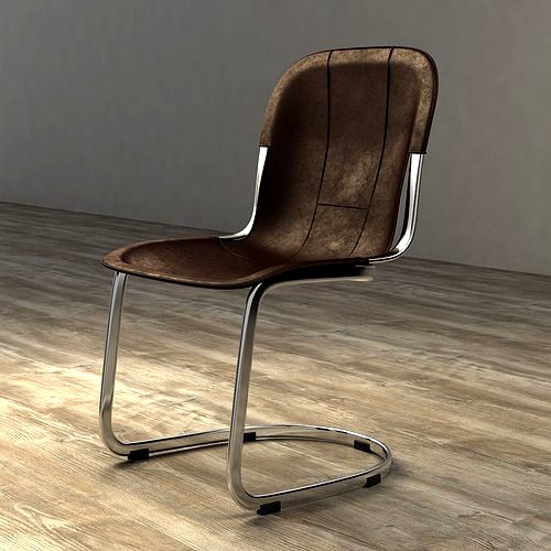 Restoration Hardware RIZZO LEATHER SIDE CHAIR