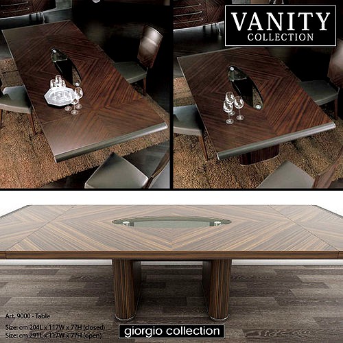 GIORGIO COLLECTION Vanity Art 9000 Table