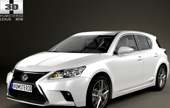 Lexus CT 2014 3D Model