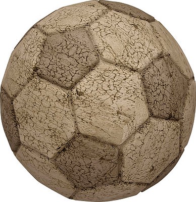 Football Soccer Ball Dirty