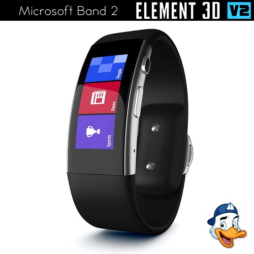Microsoft Band 2 for Element 3D