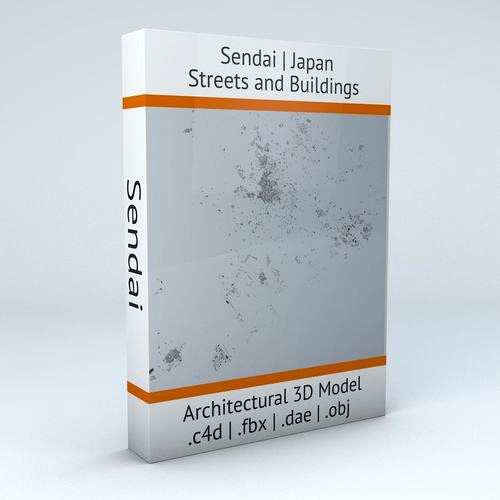 Sendai Streets and Buildings