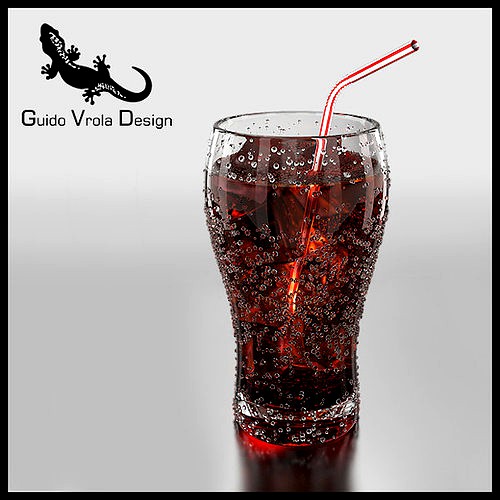 Fresh cola glass