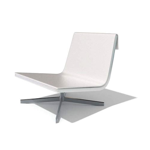 White Minimalist Armchair