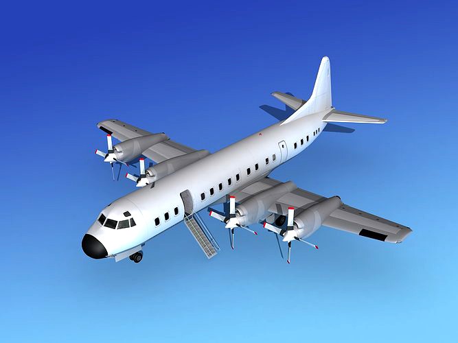 Lockheed L-188 Electra HP Unmarked 2