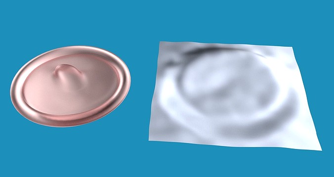 Condom or contraceptive with wrapper