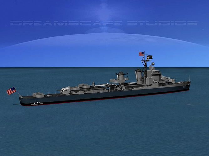 Gearing Class Destroyer DDR-807 USS Benner
