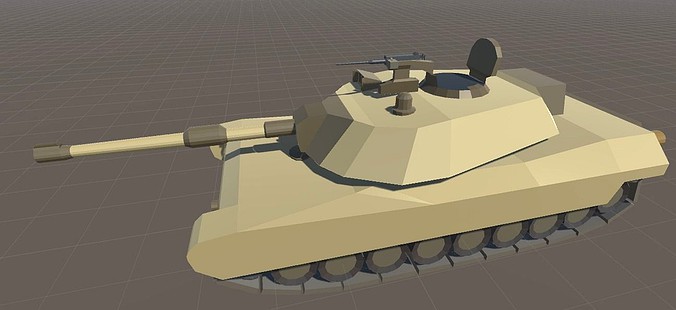 M1 Abrams Cartoon Style