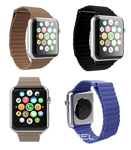 Apple Watch Steel Leather All Color