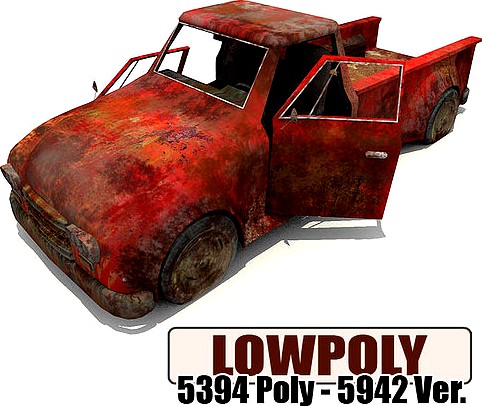 Lowpoly Pickup