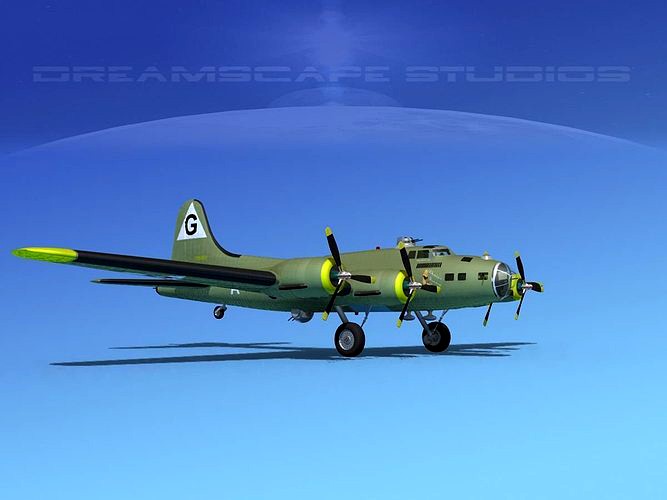 Boeing B-17F Flying Fortress MP V04