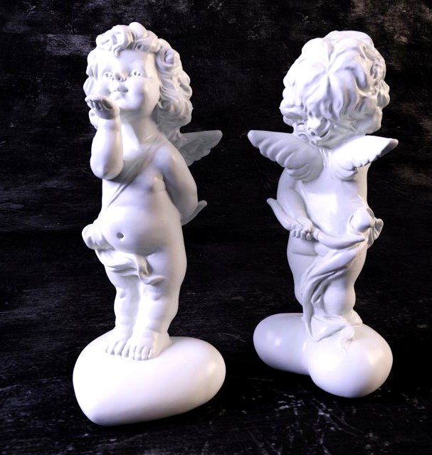 Angel Cupid 2 3D Model