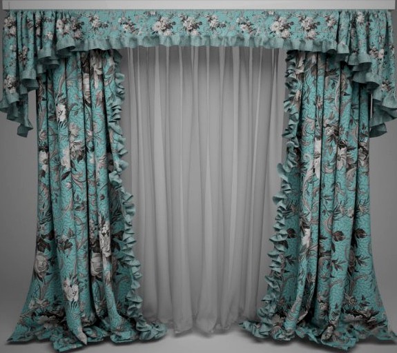 Curtain 01 3D Model