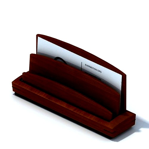 Wooden Business Card Holder