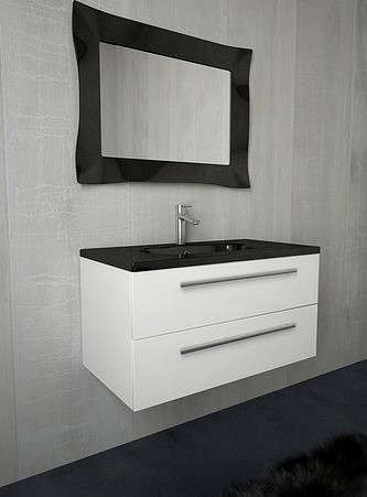 Bathroom furniture - Quadro black