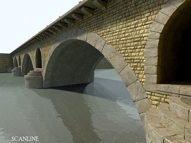 Arched Stone bridge