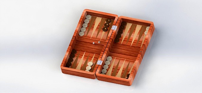 Wood Backgammon